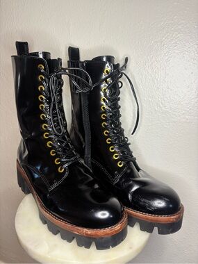 Jeffrey Campbell Whiltmore Black Boots Women’s Size 7.5